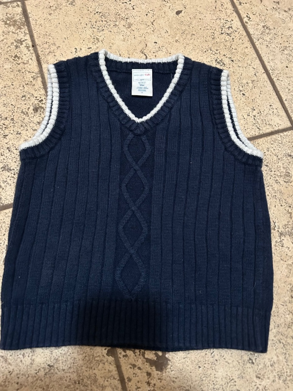 WonderKids Vintage toddler sweater vest